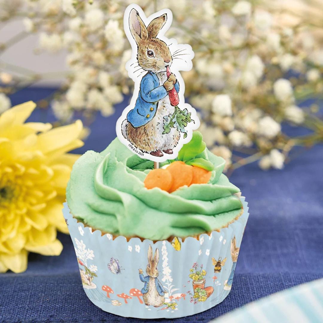 Peter Rabbit Cupcake Kit X12, Beatrix Potter Peter Rabbit Cake ...