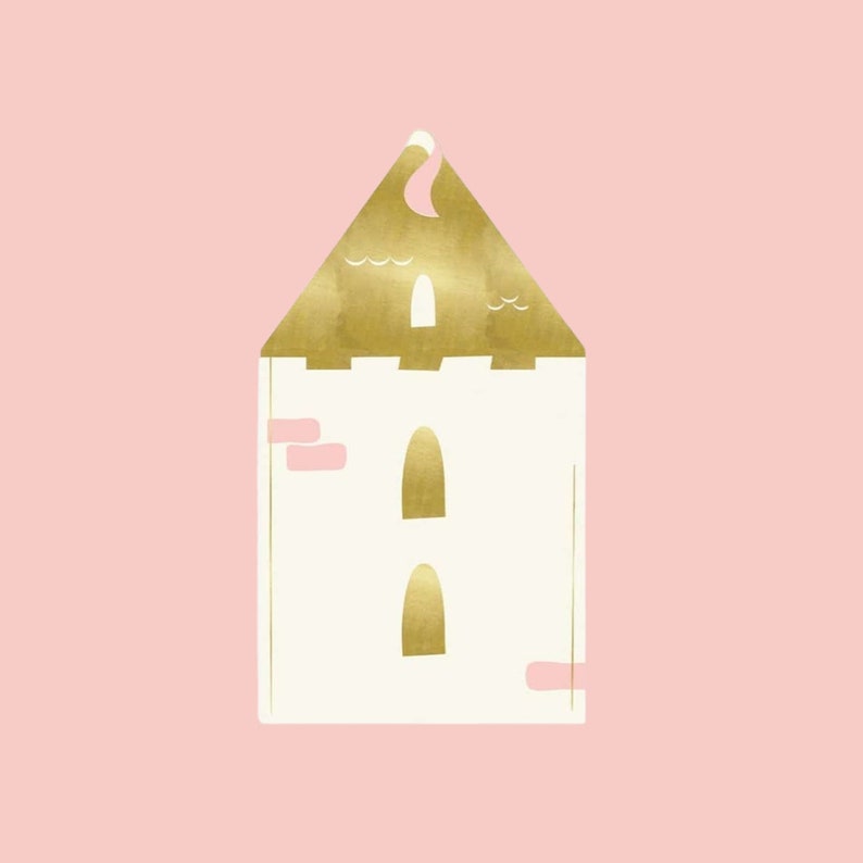 My Mind's Eye Princess Castle Shaped Napkins - Thumbnail 4