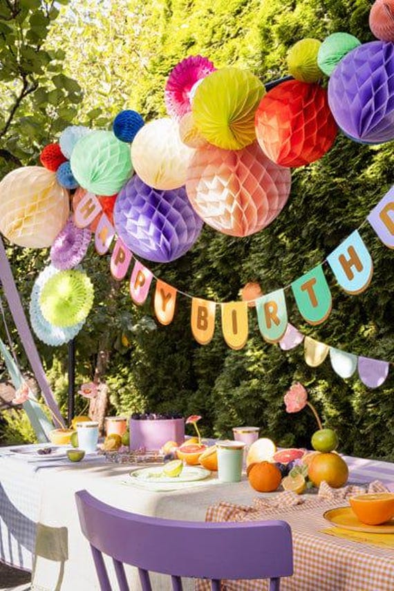 Happy Birthday Banner - Birthday Decorations For Kids Colorful Birthday Party Banners Welcome Happy Background Sign For Theme Party Decorations Indoor Outdoor
