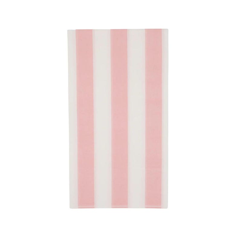 Petal Pink Cabana Stripe Party Napkins - Thumbnail 4