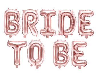 Bride to be Foil Ballon, Bride to be Foil Ballon Buchstaben, Rose Gold Junggesellinnenabschied Dekorationen, Ballon Dekorationen, Bride to be