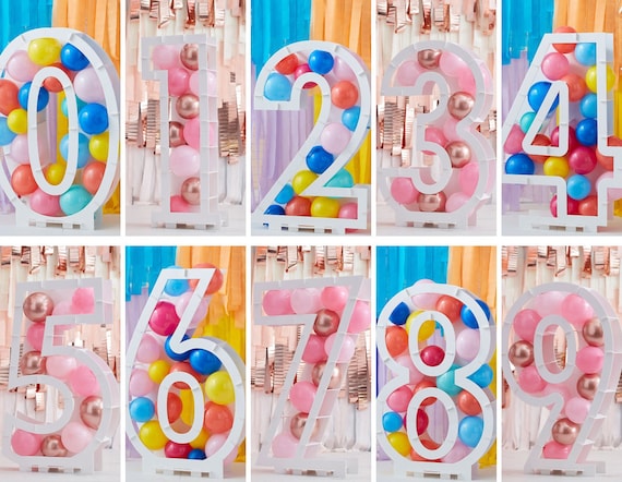 ⠀*⠀様 22.12 balloon apartment CD Balloon Mosaic Number 7 Stand, 7th Birthday Party
