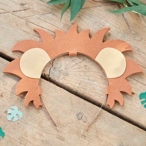 Safari Party Supplies, Wild Party Lion Headband, Lion fancy dress up, Party props, Wild One, Safari theme, Animal theme party