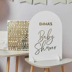 Baby Shower Welcome Sign, Personalised Baby shower decorations, Welcome to my Baby Shower decoration
