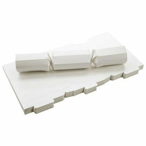 Kit fai da te per cracker di Natale - confezione da 50 fogli bianchi, attività di bricolage natalizia per bambini, cracker di nozze riciclati ed ecologici
