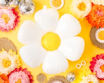 Giant Daisy Balloon, Daisy Party Decorations, Daisy Party Supplies