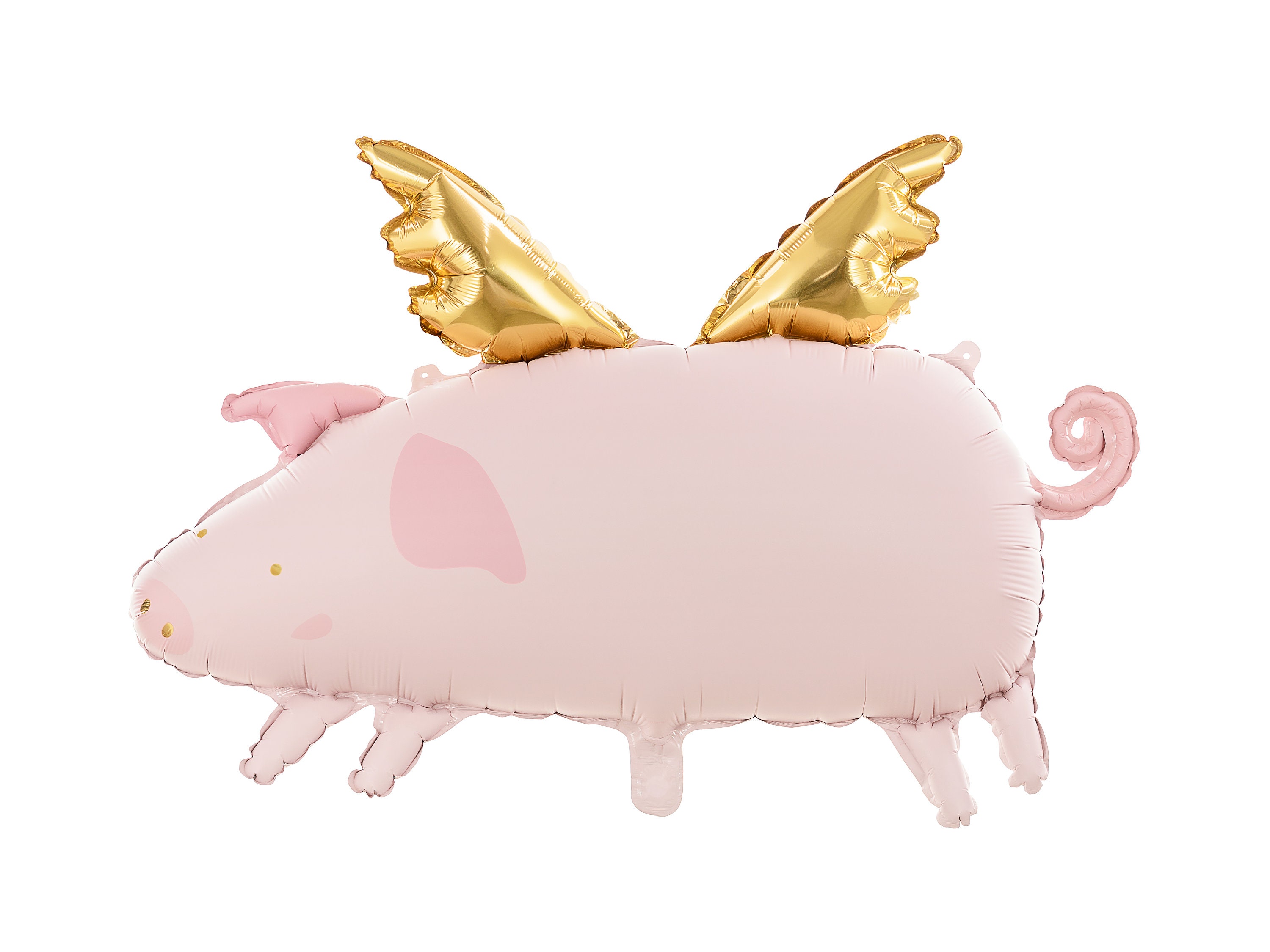 Cute Pig Balloon, Flying Pig Balloon, Animal Party Balloons, Farm Party, Pig party, Foil Balloons, 1st Birthday Balloon, Pink Pig Balloon