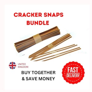 Christmas Cracker Snaps / Pulls / Bangs - Make Build Your Own Xmas Craft - Recyclable, Bulk wholesale uk