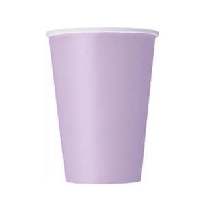Plain Lavender Party Cups x 14