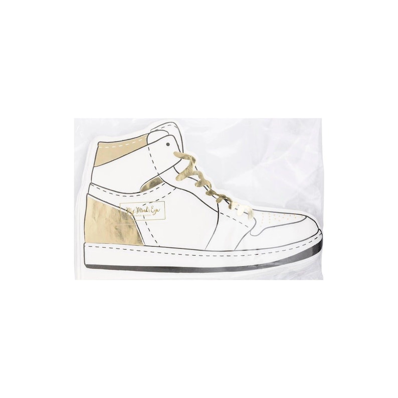 Hightop Basketball Shoe Napkins x 18