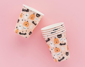 Halloween Party Cups x 10, Halloween Party Table Decorations, Halloween Party Tableware, Halloween Decor, Halloween Party Sweet Cups, Paper