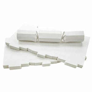 Kit fai da te per cracker di Natale - confezione da 100 fogli bianchi, attività di bricolage natalizia per bambini, cracker di nozze riciclati ed ecologici