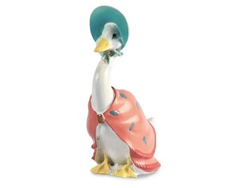 Jemima Puddle Duck Resin Cake Topper, Peter Rabbit birthday party, peter rabbit baby shower cake topper