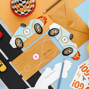 Racing Track Table Runner (5m), Race Car Birthday Party Supplies ...
