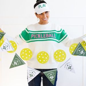 Conjunto de banners para festa de pickleball, artigos para festa de pickleball, decorações de pickleball, festa de pickleball "My Minds Eye"