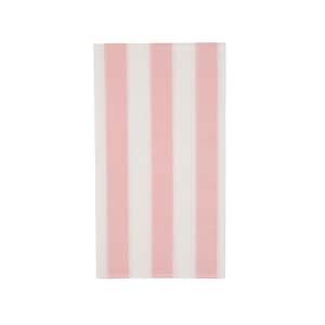 Tovaglioli per feste a righe Cabana rosa petalo x 20, stoviglie per feste rosa di lusso, festa Bonjour Fête, forniture per feste di compleanno rosa, addio al nubilato rosa
