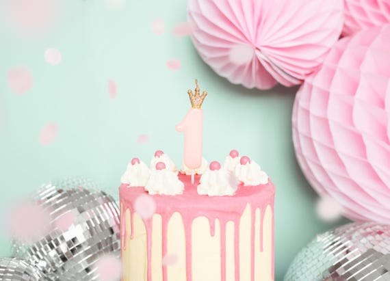 Velas Numeros Cumpleaños Vela 30 Para Pastel De Cumpleaños Para Niña Y Niño, Vela De Corona Dorada 2, 3.2 Pulgadas/3.1 In, Vela De Cumpleaños Con Purpurina De Gran Tamaño Para Decoración De