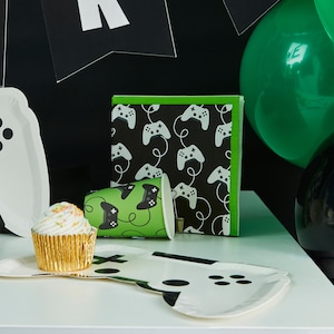 Game Controller Paper Napkins x 16, Gaming Party Supplies, boys gaming birthday party, video game party supplies