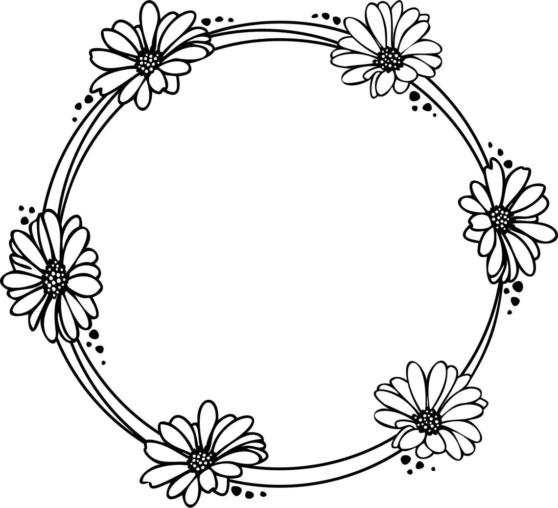 Daisy SVG Border