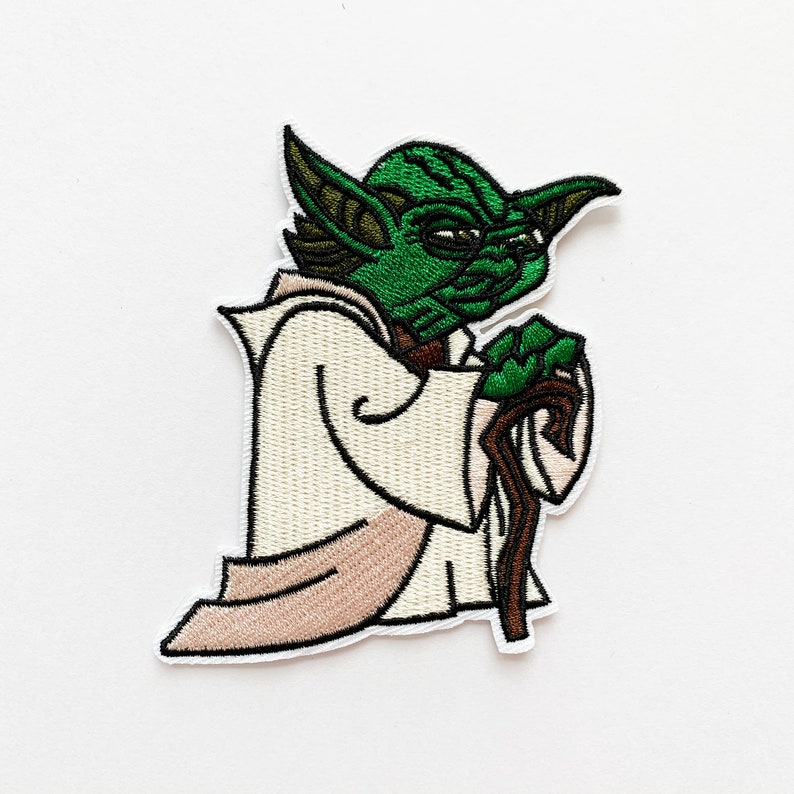 Star Wars Master Yoda Embroidered Iron On Patch Sew On Applique