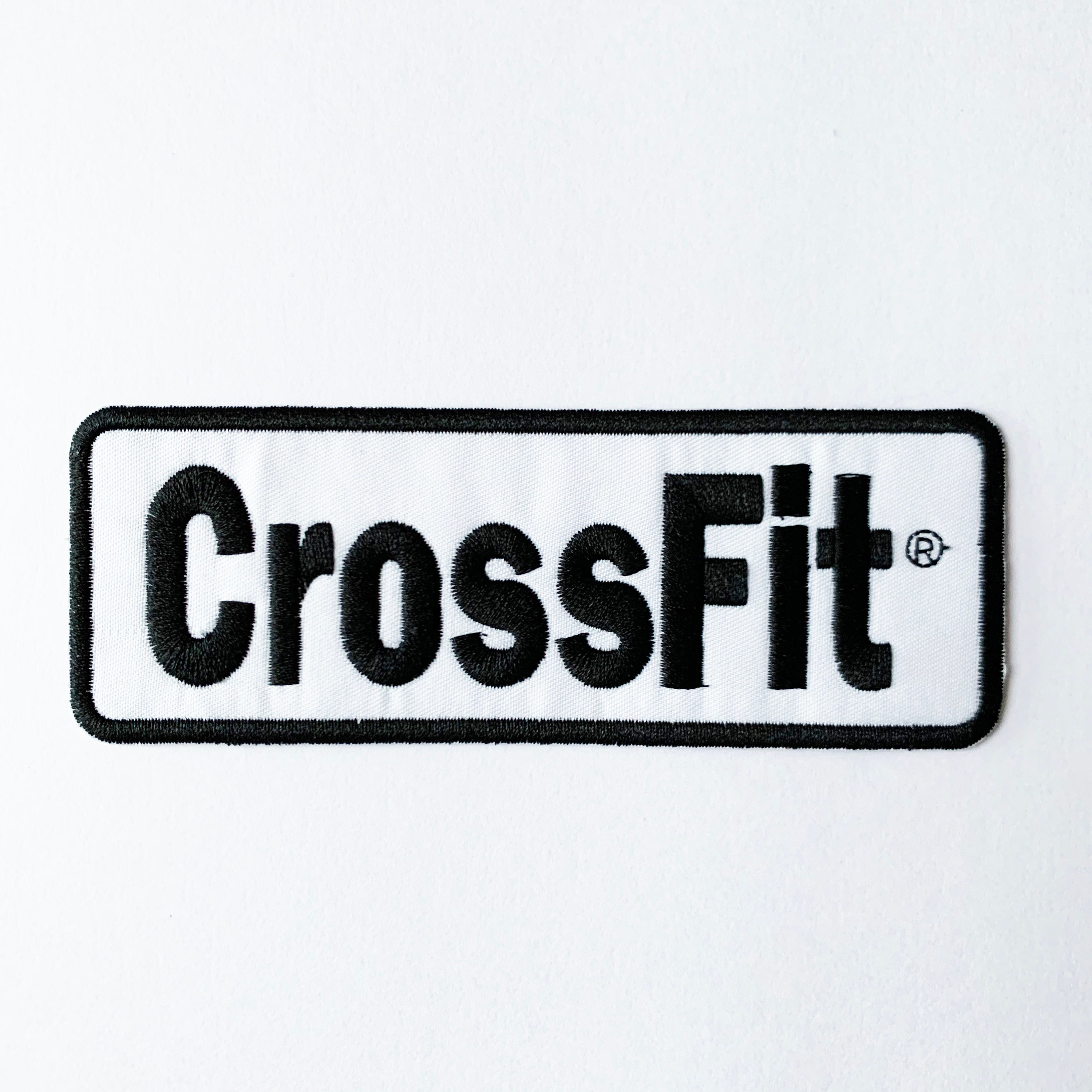 Velcro patch I love Crossfit - 85 x 45 mm 