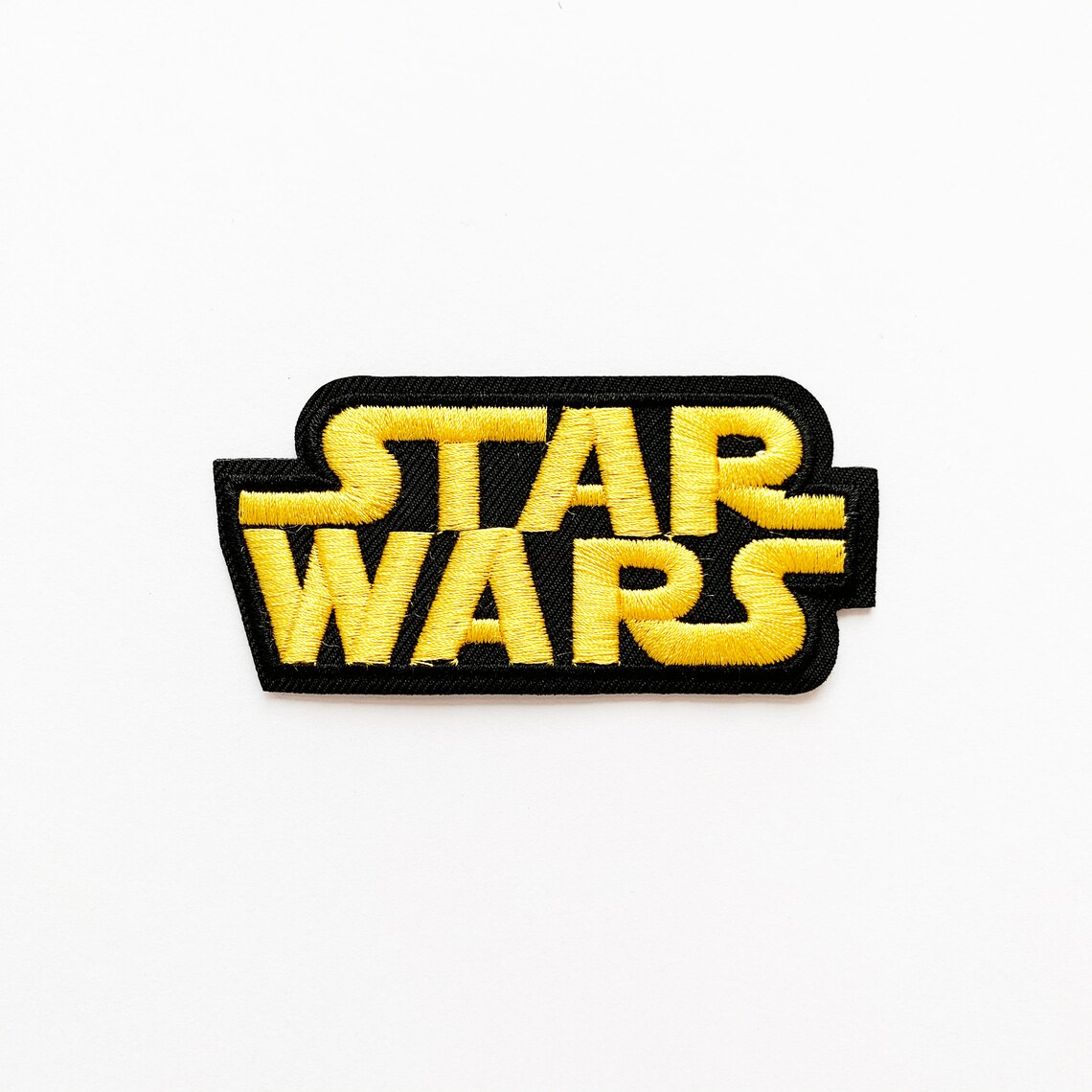 Star Wars Logo Embroidered Iron on Patch / Sew on Applique Etsy