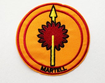 Game of Thrones Embroidered Patch Martell