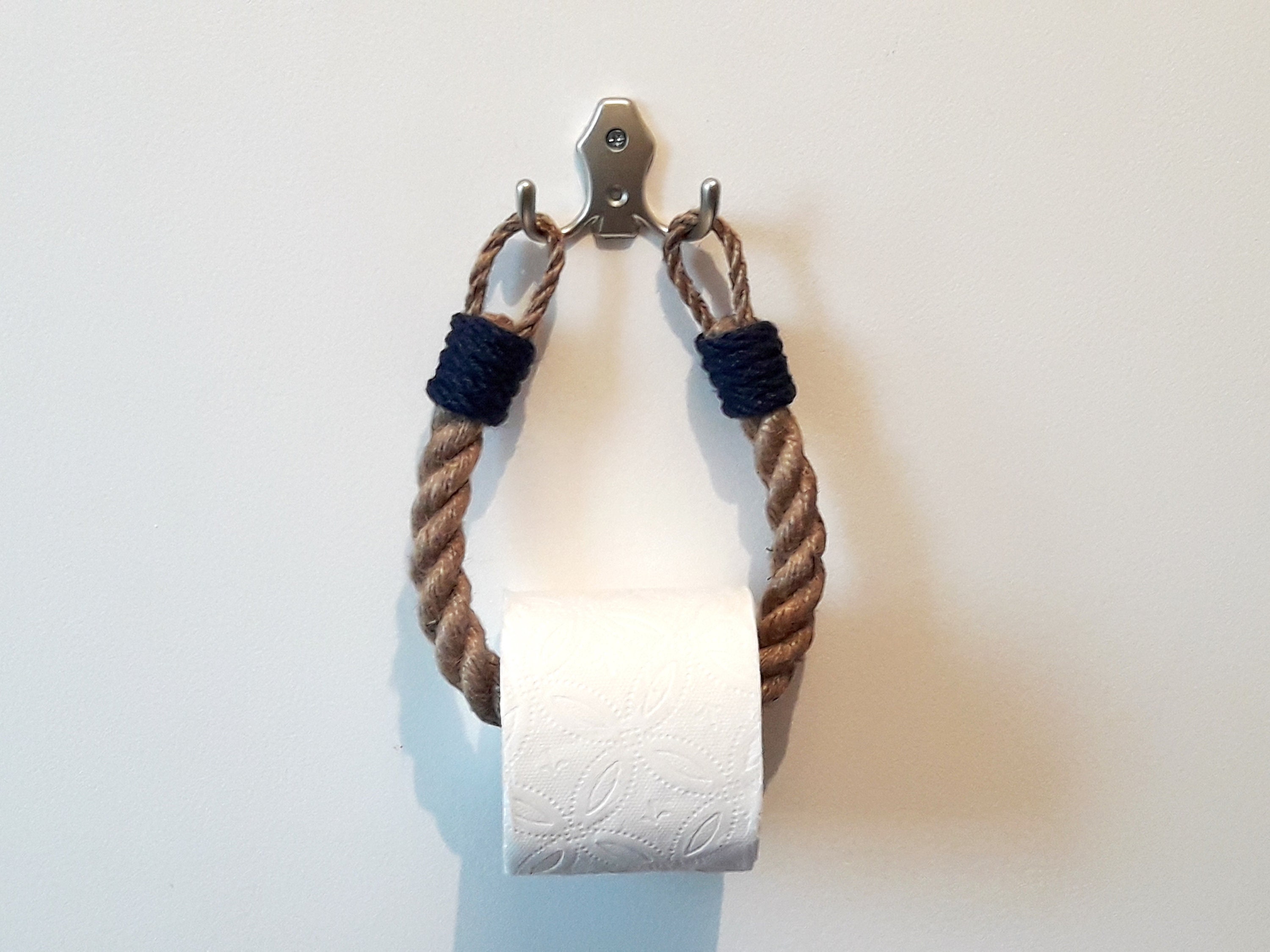 Nautical Rope Paper Holder.toilet Paper Holder.towel Etsy