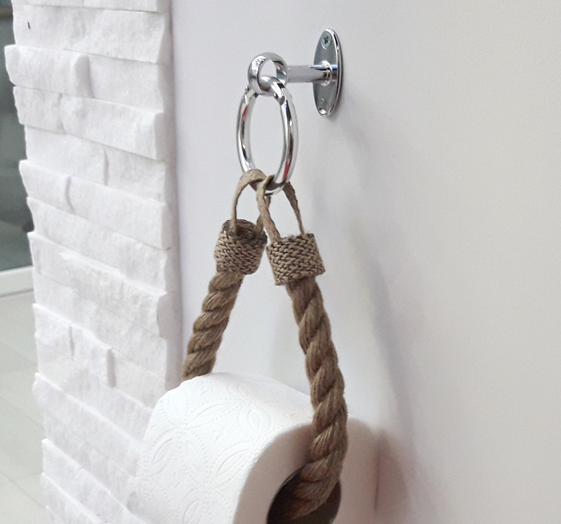 Paper Holder. Nautical Decor. Bathroom decor. Toilet Paper Etsy