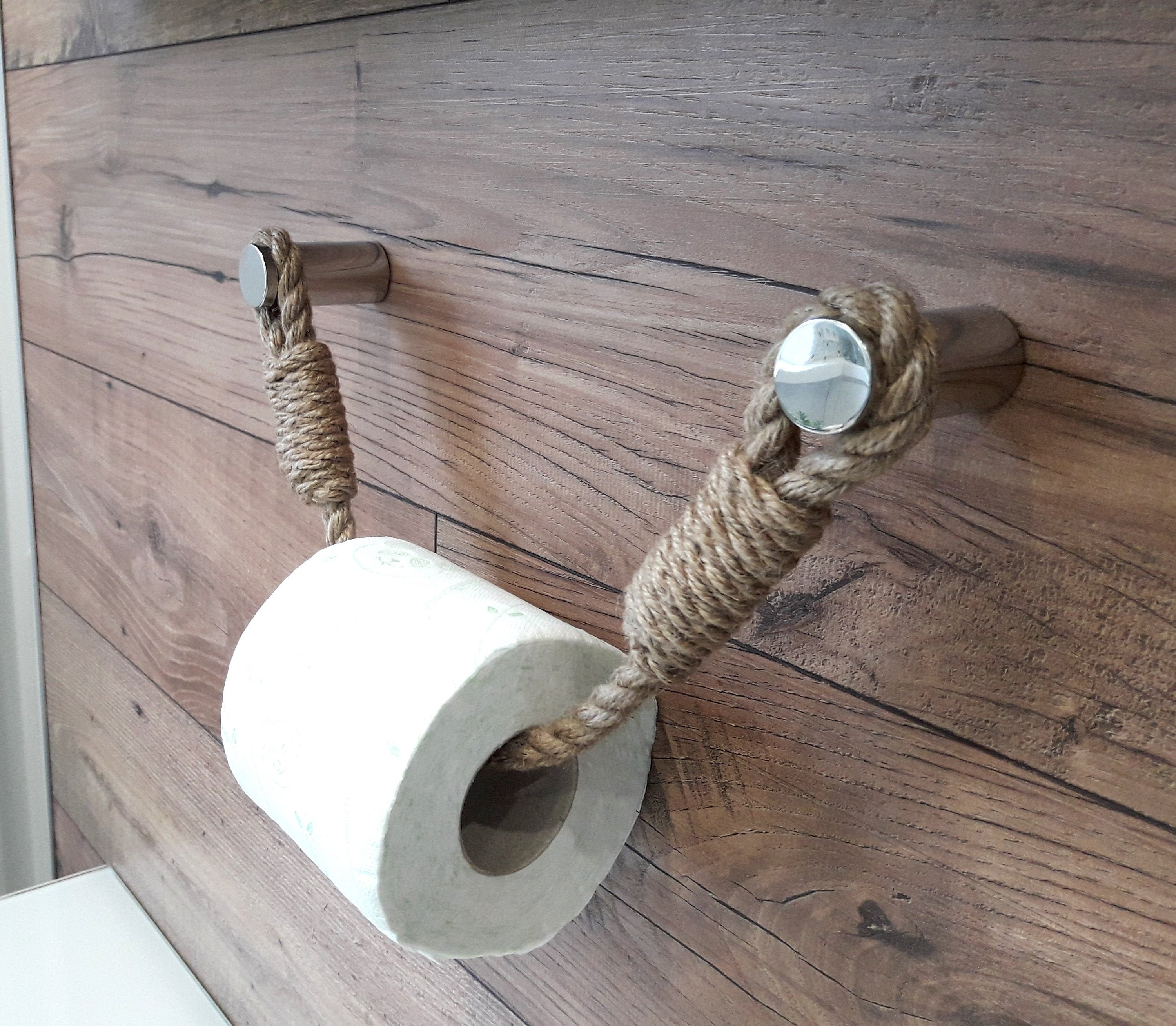 Jute Toilet Paper Holder. Storing Paper Towels. Bathroom Etsy