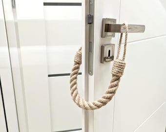Door Stop. Chunky jute door stopper is a stylish and eco-friendly home accessory