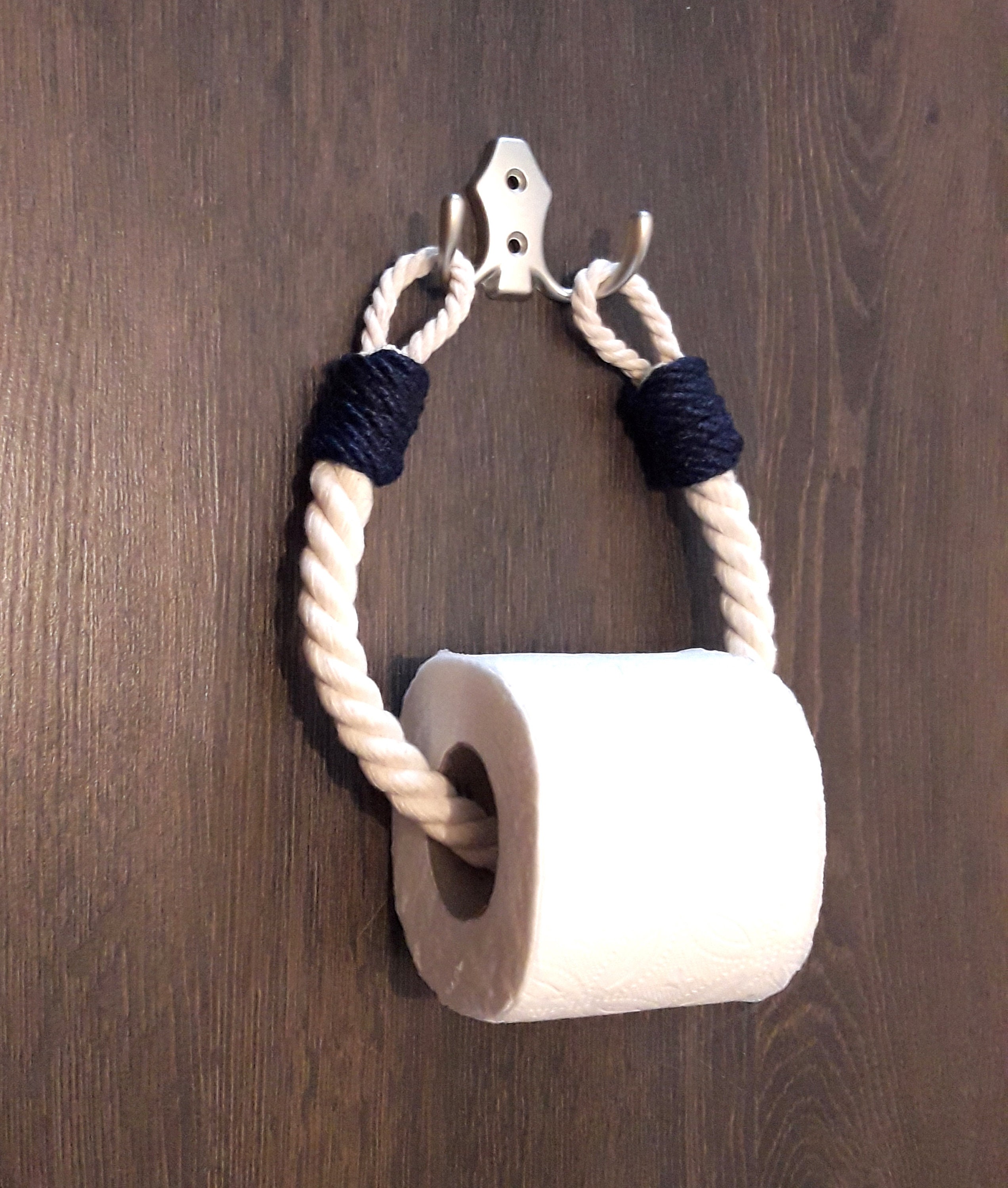 Nautical Rope Paper Holder.Toilet Paper Holder.Towel Etsy