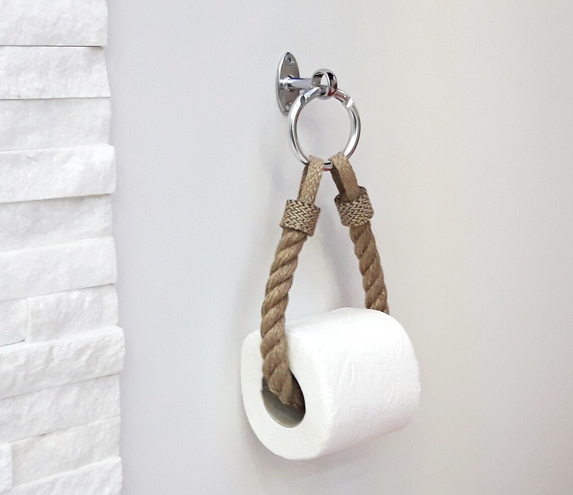 Paper Holder. Nautical Decor. Bathroom decor. Toilet Paper Etsy