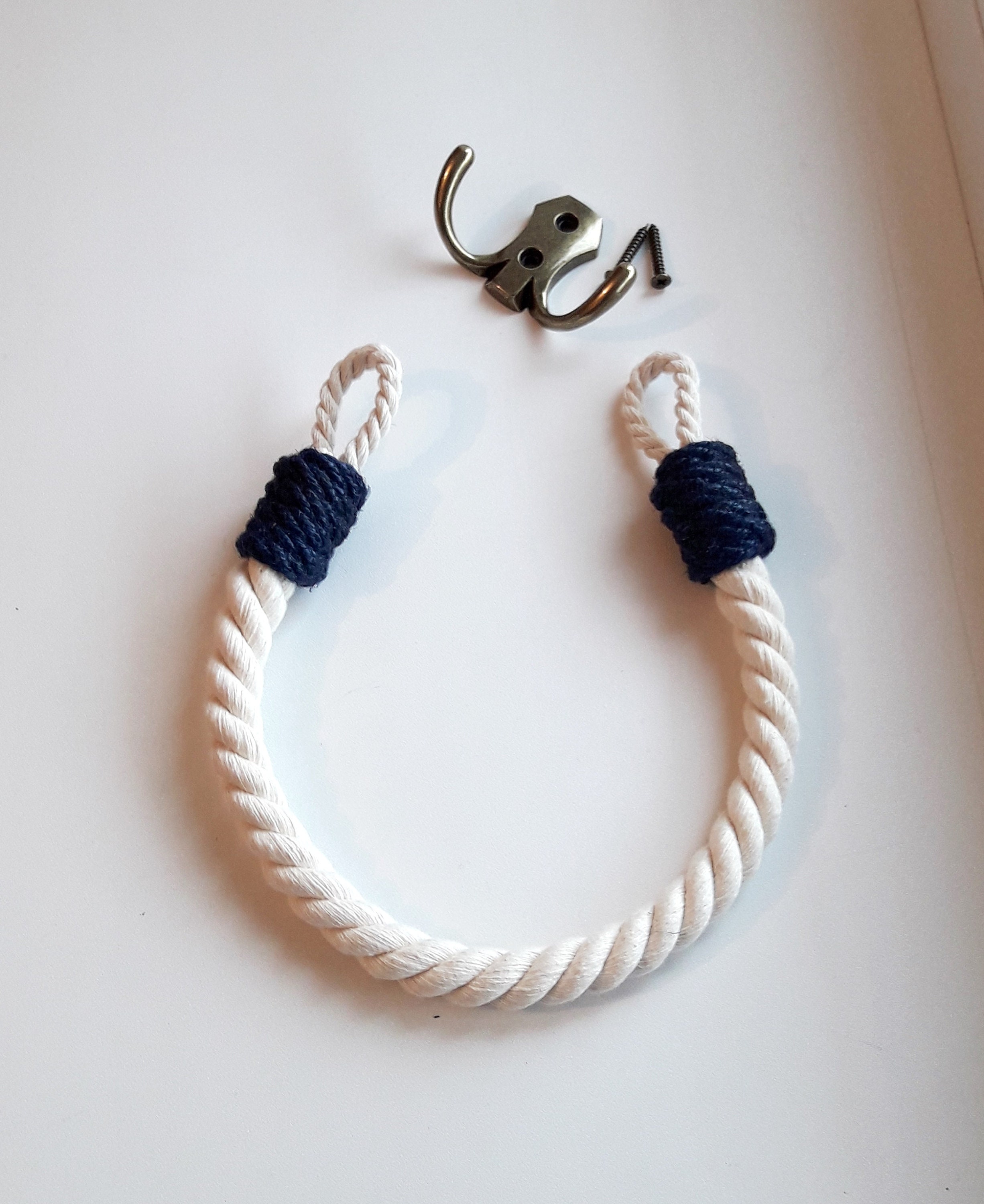 Nautical Rope Paper Holder.toilet Paper Holder.towel Etsy Ireland