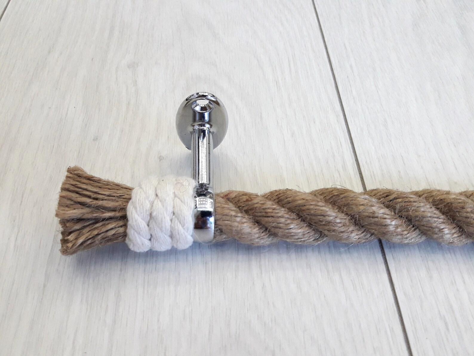 Jute Rope Towel Holder Decor for Bathroom or Kitchen Bath Etsy