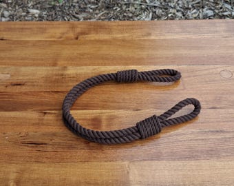Curtain Tie backs. Brown cotton Rope Window Design. Curtain Tie-backs. Nautical Decor.