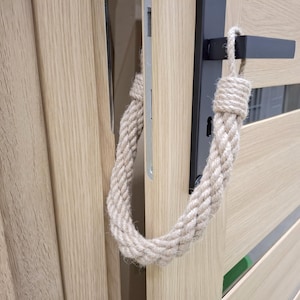 Jute rope door stopper – eco-friendly and stylish accessory for your home. Protecting Doors
