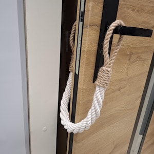 Thick Cotton Rope Door Stopper: Jute Accents, Child & Pet Safe