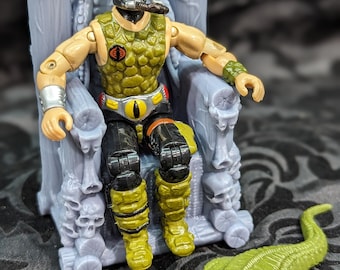 GI Joe Croc Master Trône personnalisé imprimé en 3D