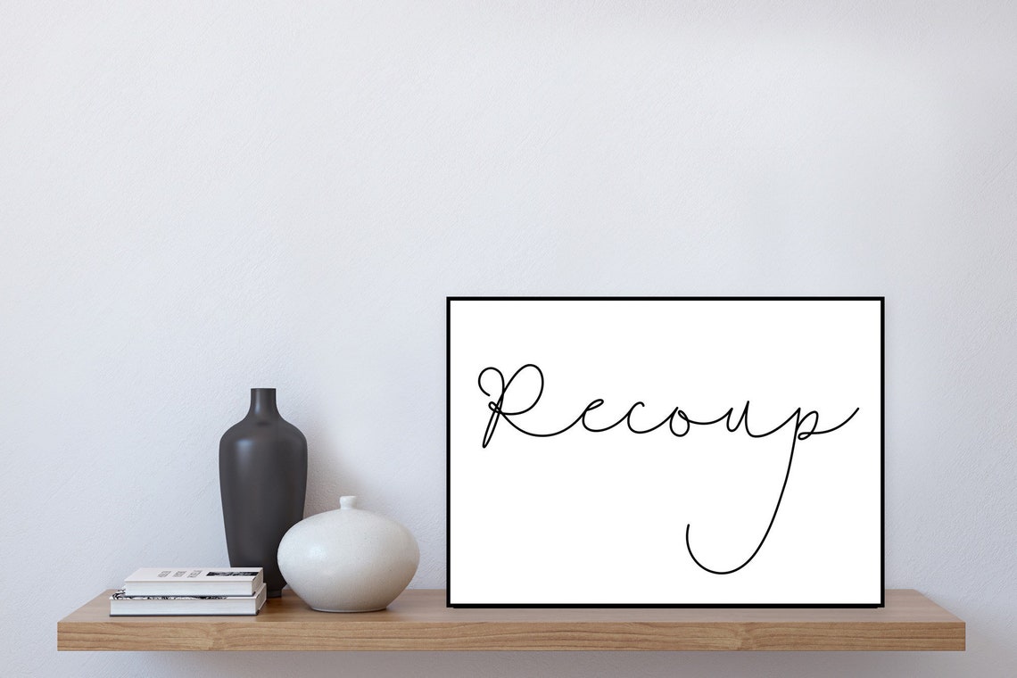 Monochrome Word Art Prints A4 Etsy