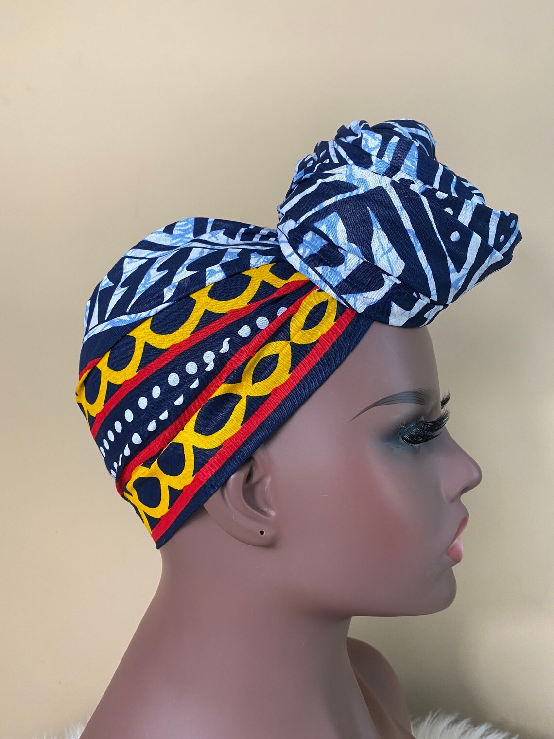Ankara Head wrap Headwrap African Headwrap Cotton Head Etsy