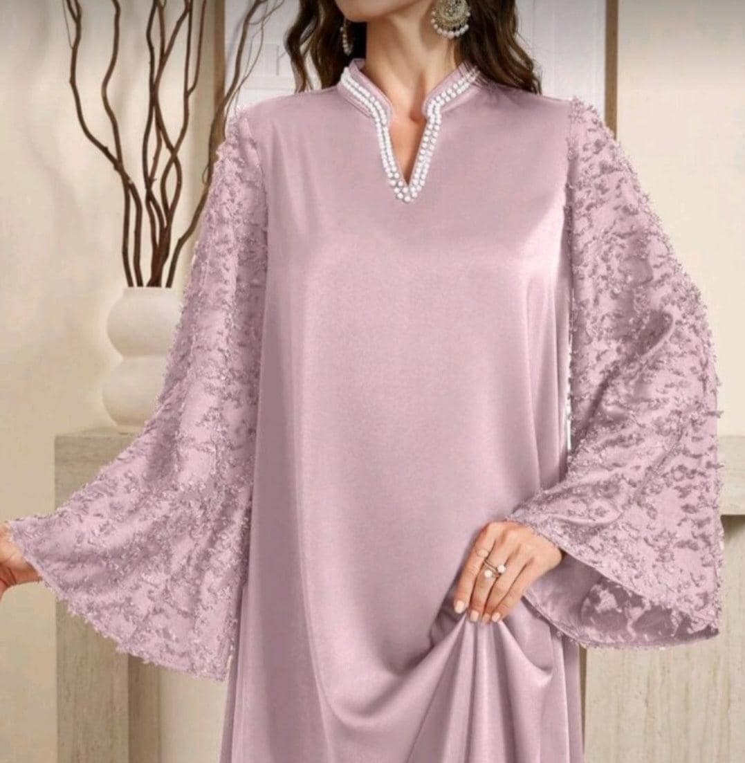sachin and babi light blue dress Lilac Modest Gown
