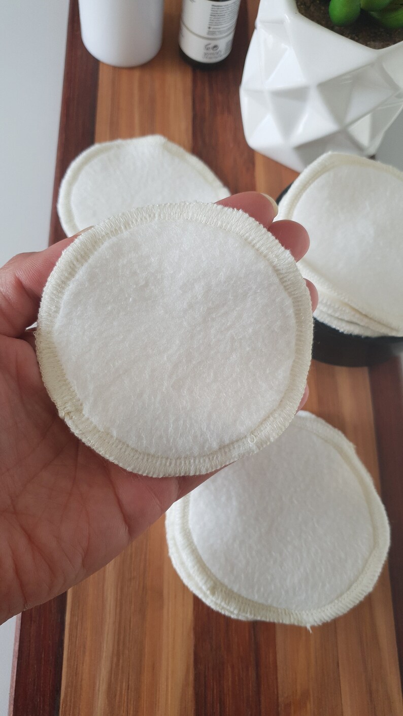 Reusable Bamboo Face pads Bamboo Face wipes Makeup rounds Etsy
