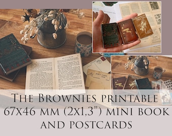 Mini BJD doll book printable The Brownies Digital Download