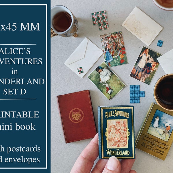 Alice in Wonderland Mini Props - Etsy