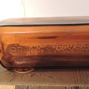 Browns Iron Bitters Antique Apothecary Bottle