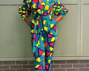 kitenge jumpsuit