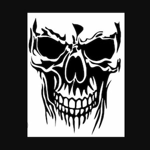 SKULL Vinyl Decal -Sticker for Car Truck motorcycle Bumper Wall Window Laptop