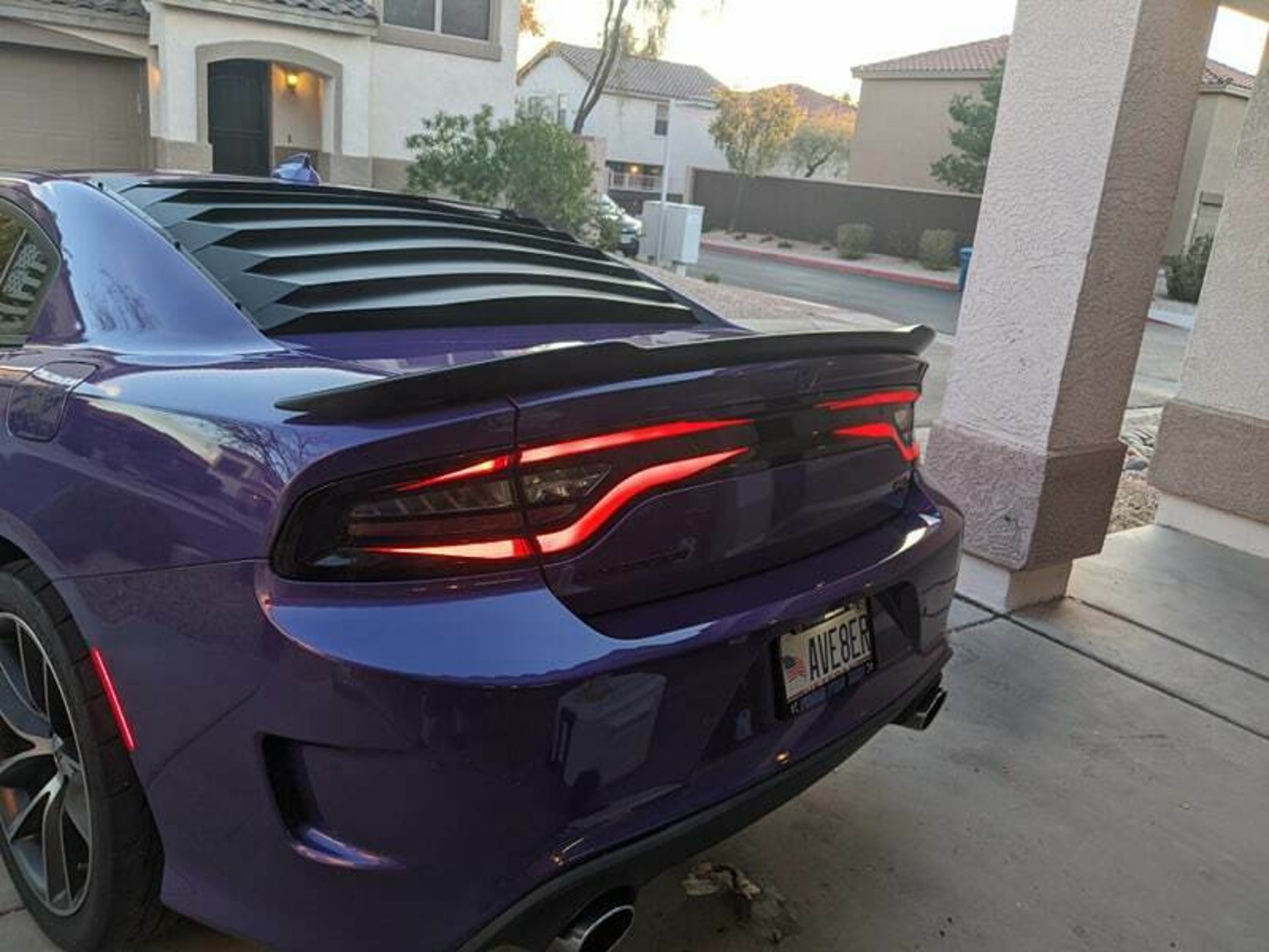 Dodge Charger tail light accent decal 2015 hellcat scat pack | Etsy