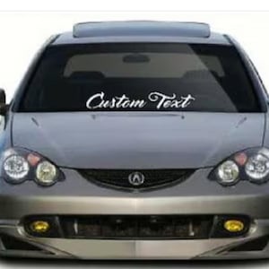 Custom Text Decal Sticker Vinyl Lettering Personalize Your Own Create